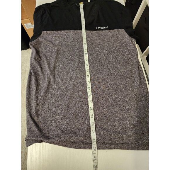 Men's Grey & Black Guess T-Shirt in a Size Medium - Picture 3 of 5